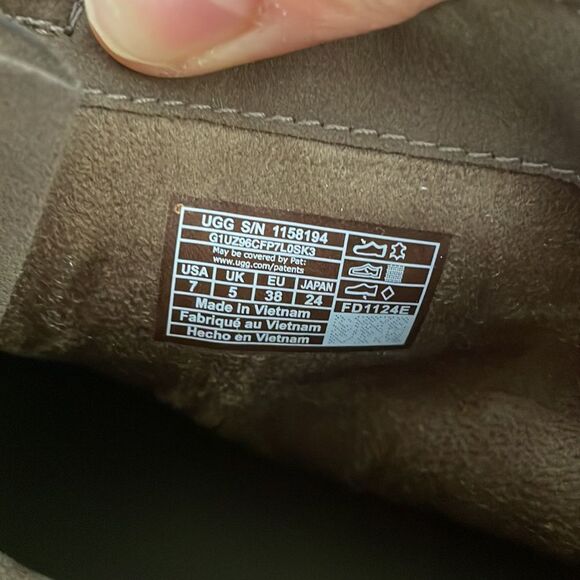 UGG Cityfunc Zip Hickory Boots USA Women Size 7/UK 5/EU 38(Box Slightly Crushed) - Picture 13 of 15